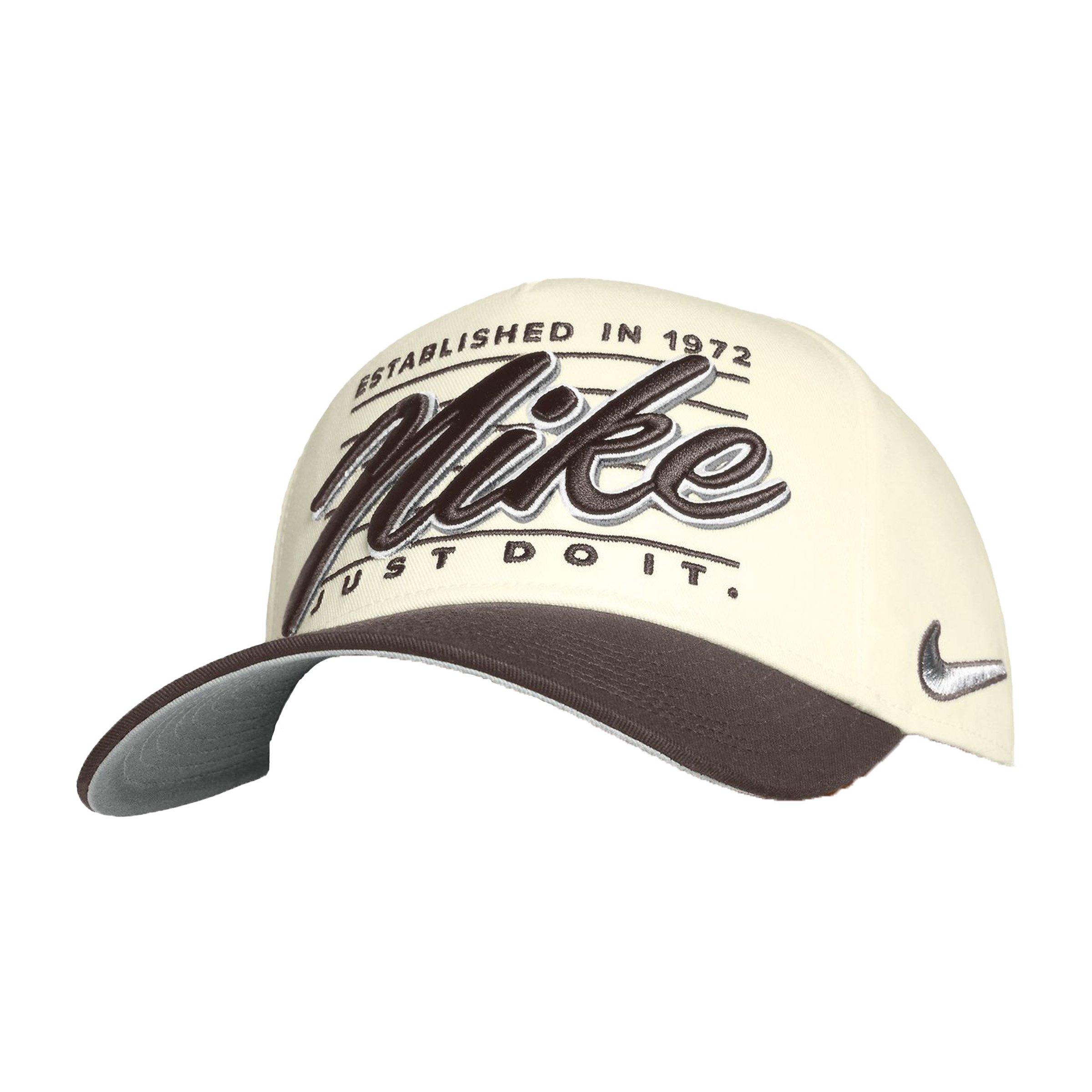 Nike Rise Cap A-Frame Snapback Hat-Cream - CREAM